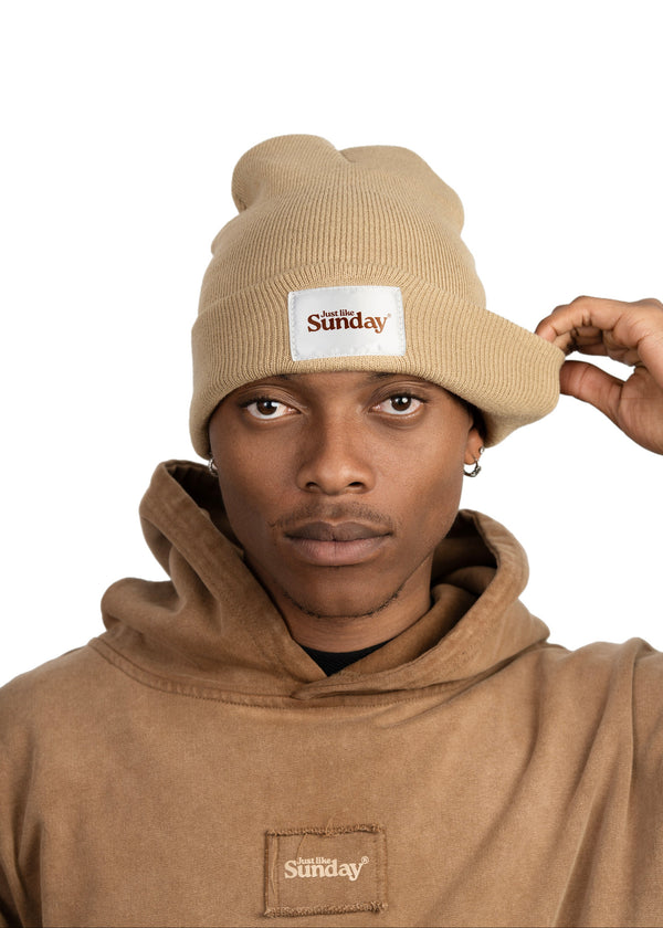 Just Like Sunday Beanie – Beige