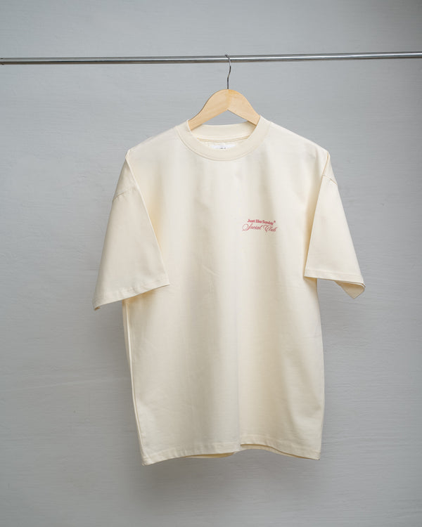Social Club Off-white & Pink T-shirt