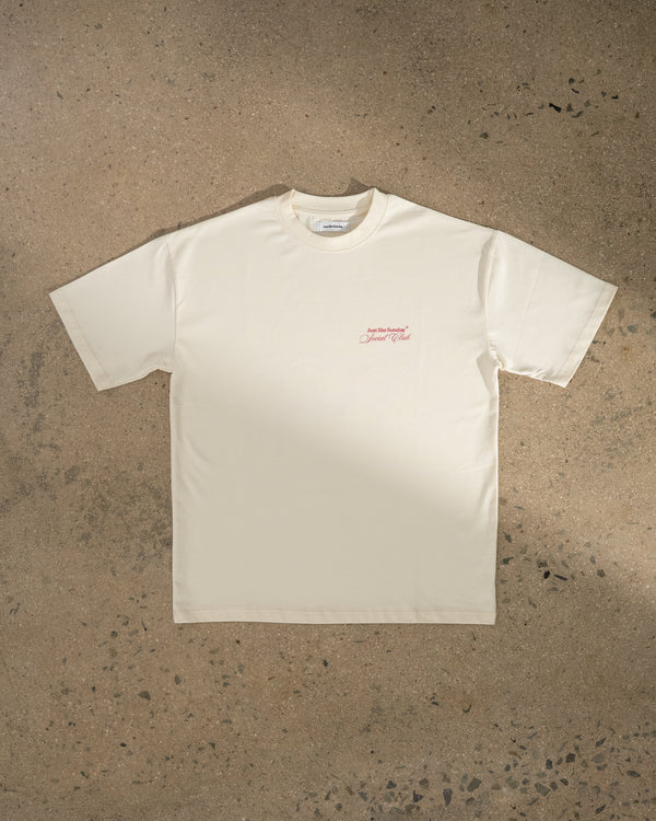 Social Club Off-white & Pink T-shirt
