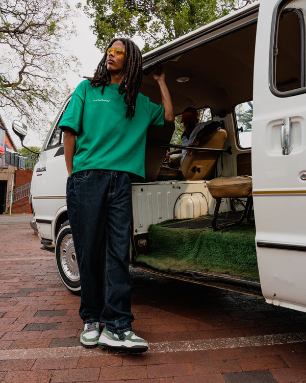 French Terry Summer Tee – Jade Green