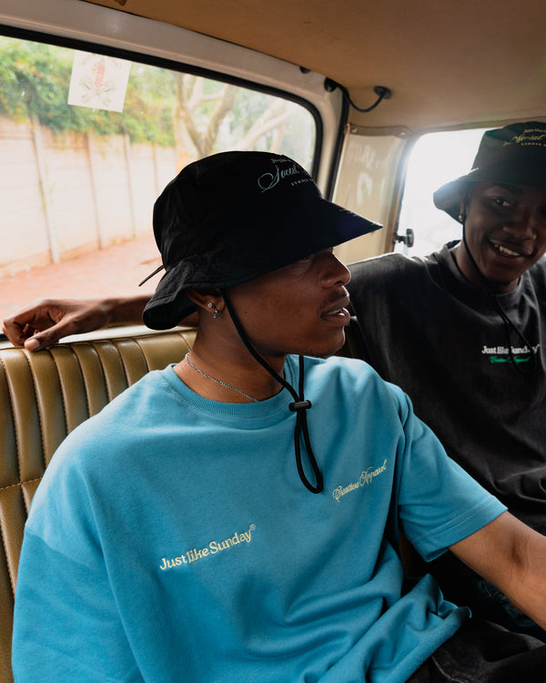 French Terry Summer Tee – Powder Blue