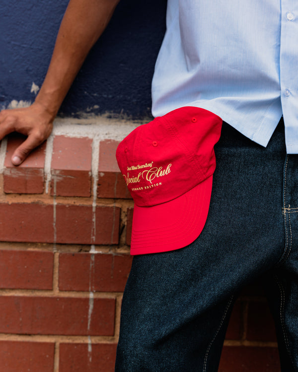 Social Club Summer Cap – Red