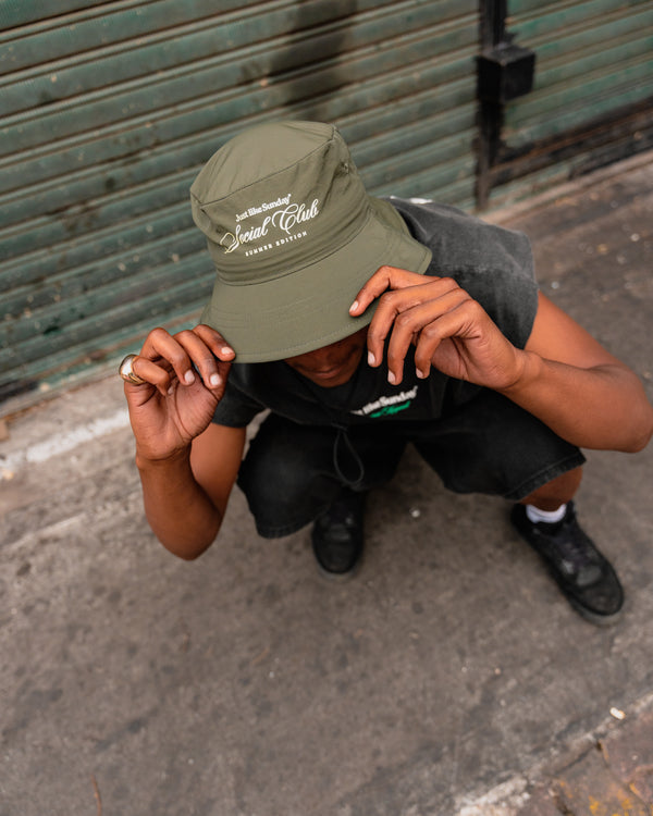 Social Club Performance Bucket Hat – Olive