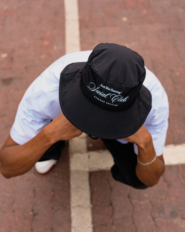 Social Club Performance Bucket Hat – Black