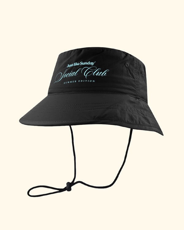 Social Club Performance Bucket Hat – Black