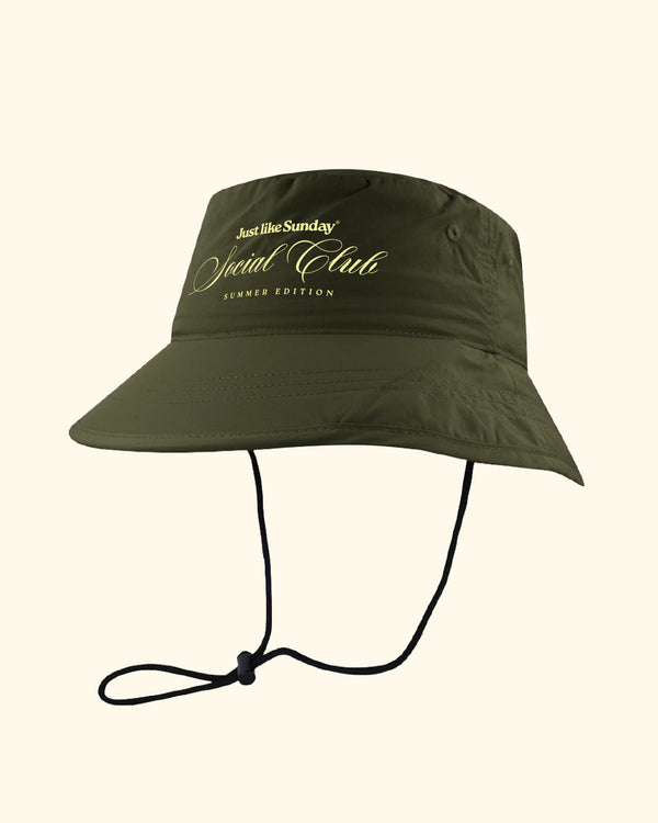 Social Club Performance Bucket Hat – Olive