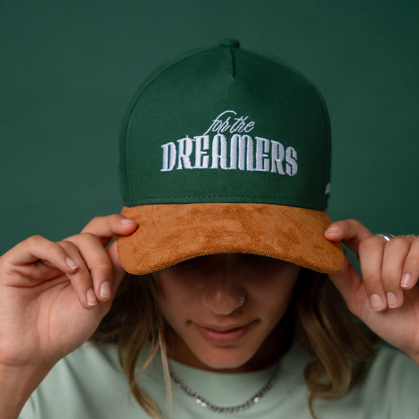 Dreamers Baseball Cap - Green and Brown
